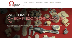 Desktop Screenshot of omegapiezo.com